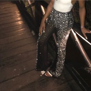 Rhinestone Sparkling Pants